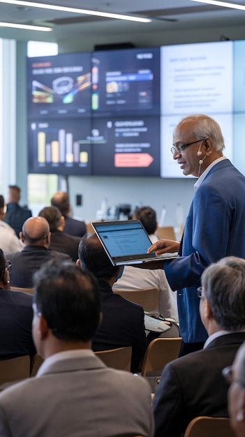 Financial workspace with organized reports